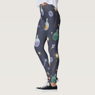 Legging Crie Seus Próprios Potes de Poções Brilhantes Vari