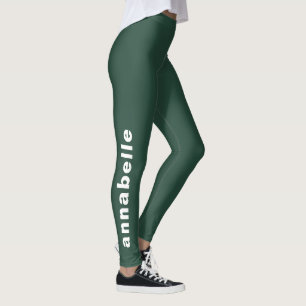Legging Crie Sua Própria Ioga Verde Emerald Minimalista