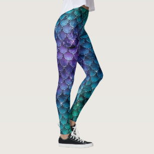 Roxo de Surf de Sereia Leggings  Sereias Cauda do reino UNIDO - Mermaids  Tail