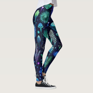 Legging Crie Suas Próprias Flores Silvestres Etéreas de Pr
