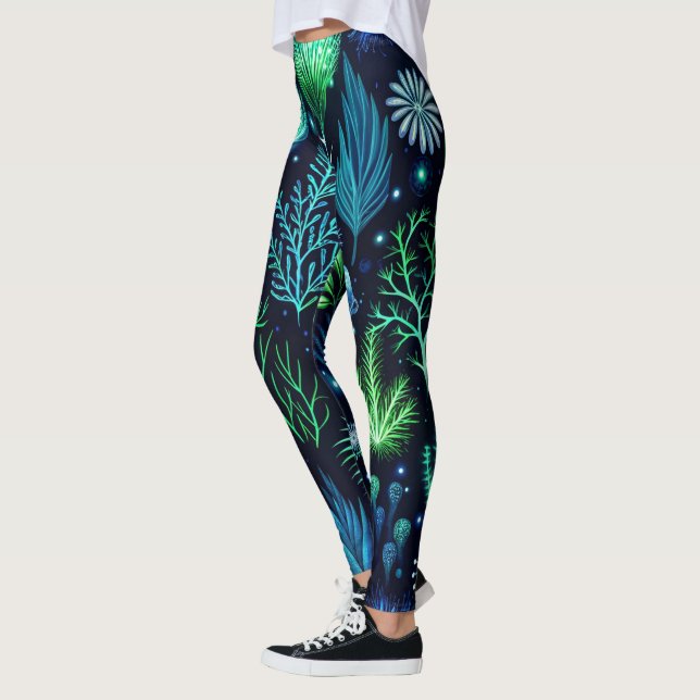 Legging Crie suas próprias flores silvestres etéreas de pr (Esquerda)