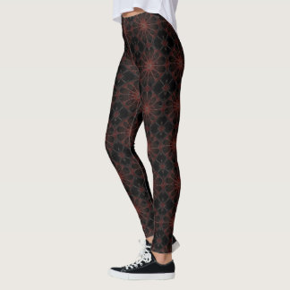 Legging Crimson Web: Dança Fractal com a aranha Redback