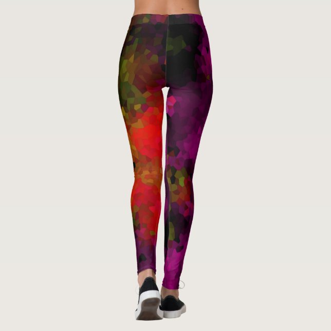 Legging Cristais multicolores, cristais, multicolores (Verso)