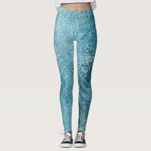 Legging Crocodilo Batik: Arte de Tecido Texturada