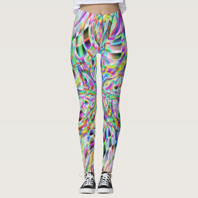 Legging Cromo Iridescente Dez (Frente)