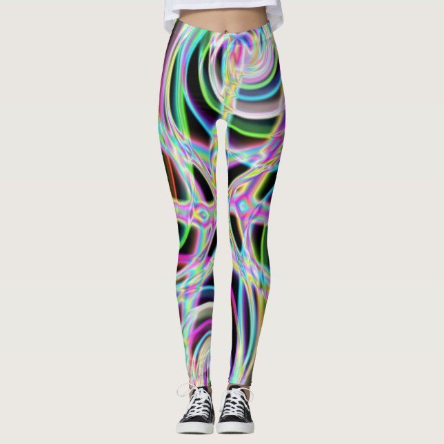 Legging Cromo Iridescente Nove (Frente)