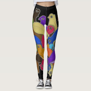 Legging Cruz louca sem-fim Eyed do Planarian