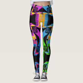 Legging Cruzamento de Cores 2