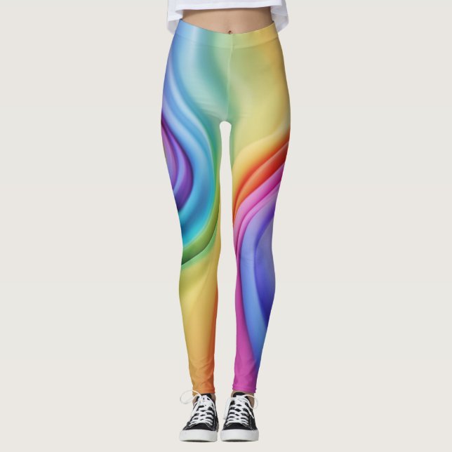 Legging Cruzamento Harmônico de Corrente (Frente)