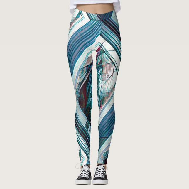 Legging Cubist Art Deco Belly Dancer (Frente)