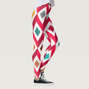 Legging Cubos 3D Rosa