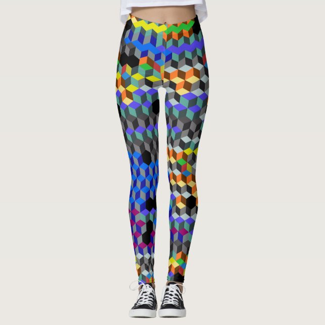 Legging Cubos de Q (Frente)