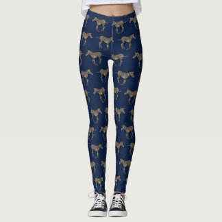 Legging Cuecas Baby Zebra Frenzy (Azul Marinho)