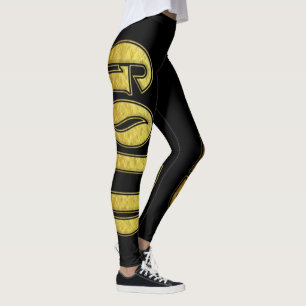 Legging Cuecas douradas