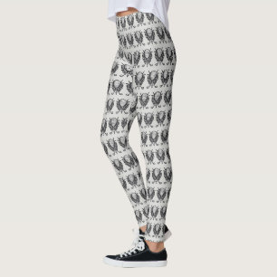 Legging Curso Golf Ball Tee Club Curso Golfer Sports Cinza