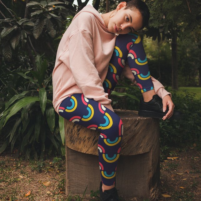Legging Curva arco-íris (Criador carregado)