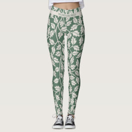 Legging Custom Emerald Green Flower before wedding