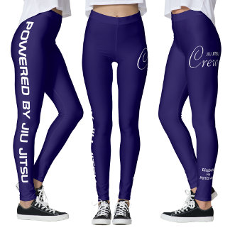 Legging Custom Print Jiu Jitsu Crew Blue Spats