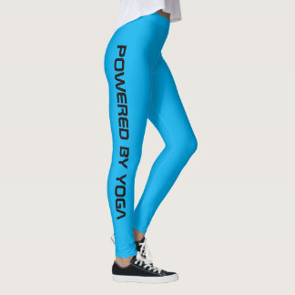 Legging Custom Print Yoga Crew Azure Blue