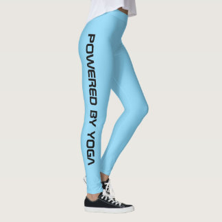 Legging Custom Print Yoga Crew Baby Blue