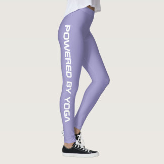 Legging Custom Print Yoga Crew Pale Purple Lavender