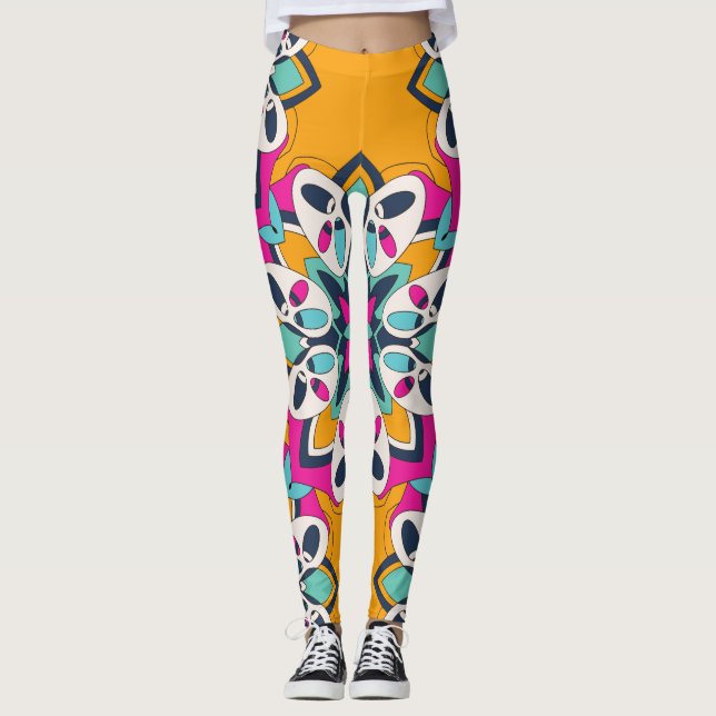 Legging Cuta Colorida Turca Invisível (Frente)