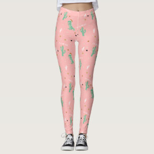 Legging Cute Dino e Cactus