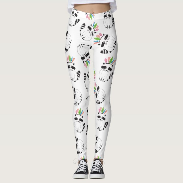 Legging Cute Raccoon (Frente)