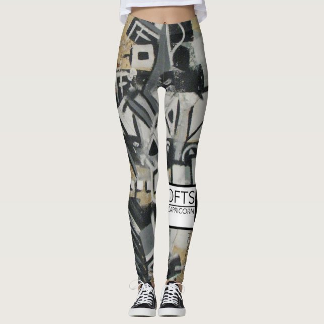 Legging da pintura mural no Capricórnio (Frente)