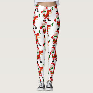 Legging dabbing santa claus