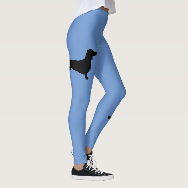 Legging Dachshund Pelo Curto - Silhueta 1 (Direita)