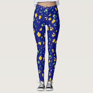 Legging Daffodil Amarelo Azul