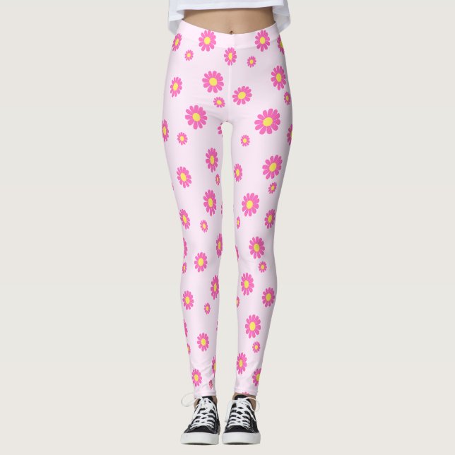 Legging Daisy Pink (Frente)