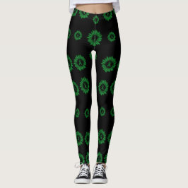 Legging Daisy Verde...C Diff