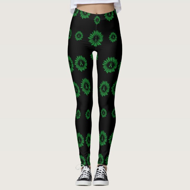 Legging Daisy Verde...C Diff (Frente)