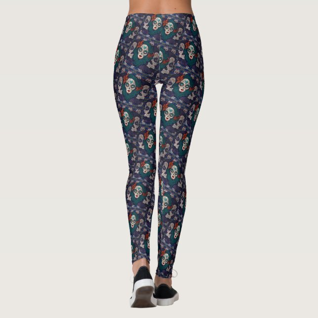 Legging Damas de Caveira (Verso)