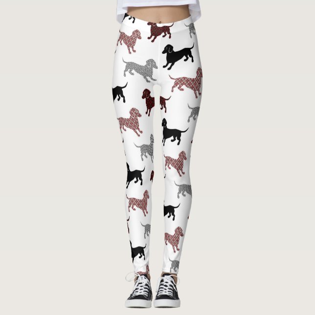 Legging Damask Dachshances (Frente)