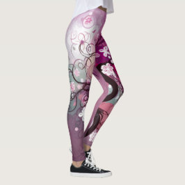 Legging Dança de Cereja Encantada