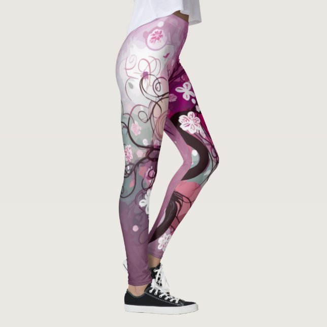 Legging Dança de Cereja Encantada (Direita)