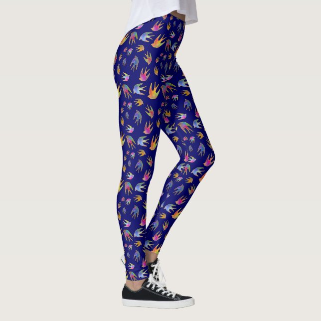 Legging Dançar com a Meia-Noite do Vento (Direita)