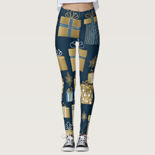 legging de caixas de natal