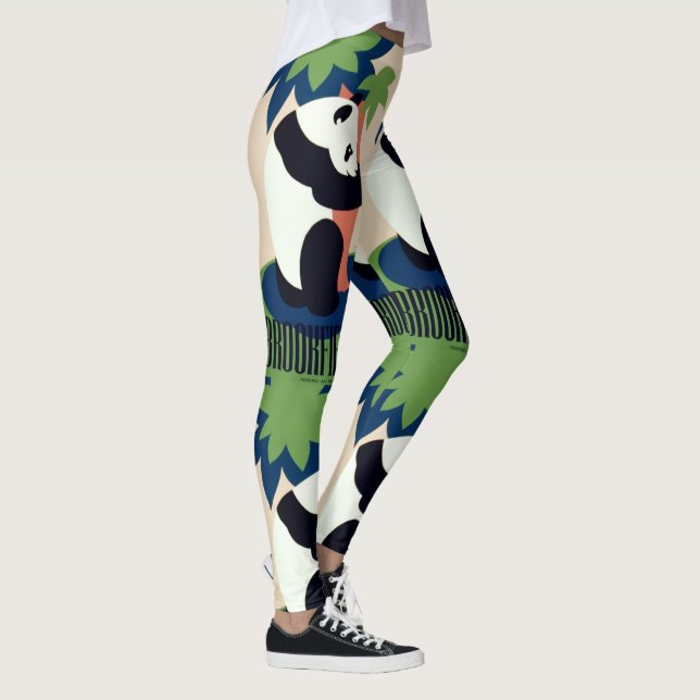 Legging De "caneleiras da arte do jardim zoológico (Direita)
