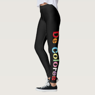 Legging De Colores Caneleiras