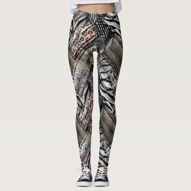 Legging De etnia africana. (Frente)