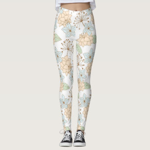 legging de flores de primavera