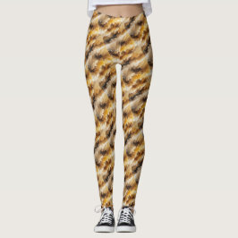 Legging de fumaça amarelada