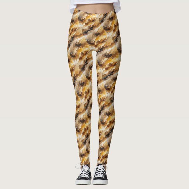 Legging de fumaça amarelada (Frente)