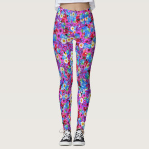 legging de margaridas da primavera