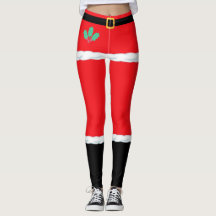legging de Natal Papai Noel