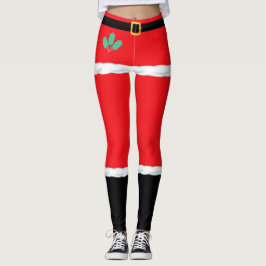 legging de Natal Papai Noel